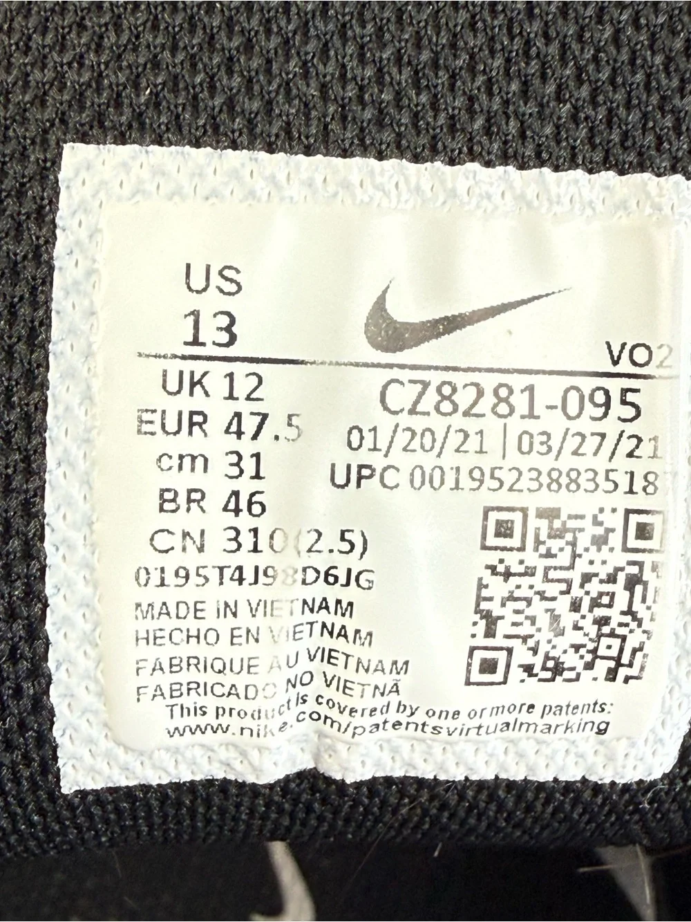 Nike Metcon 7 training athletic sneaker shoes men’s size 13